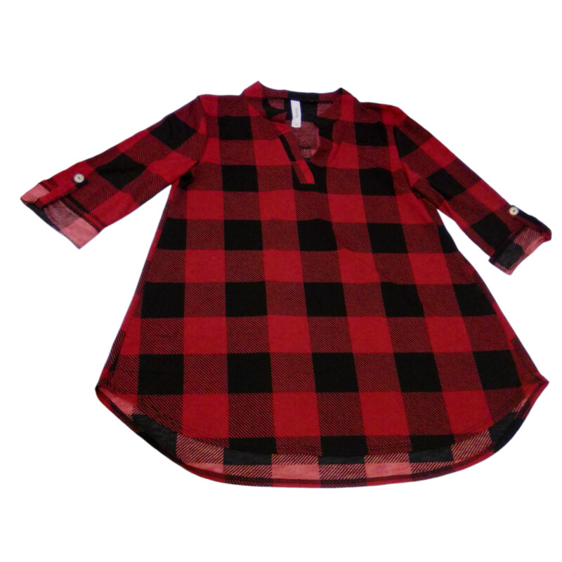 LS Shirt: Red Plaid