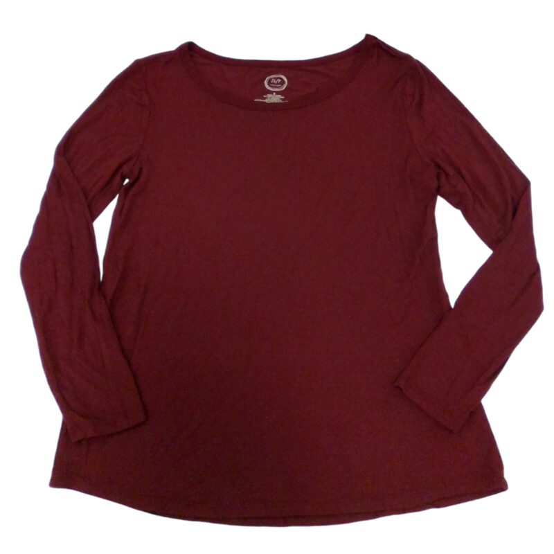 Long Sleeve Shirt: Maroon