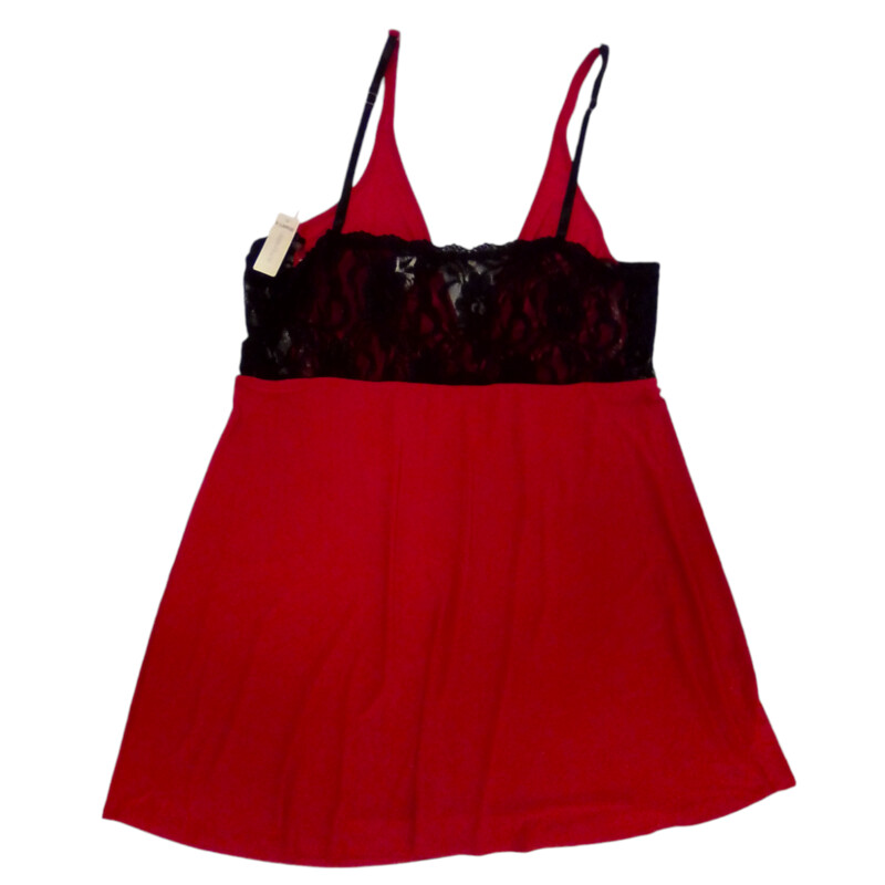 Tank: Red/Lace