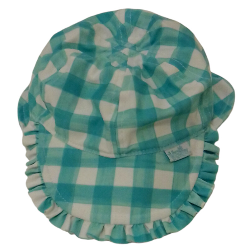 Hat:blue/plaid