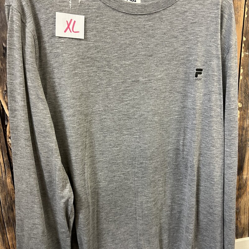 FILA Gray Long Sleeve, Size: XL