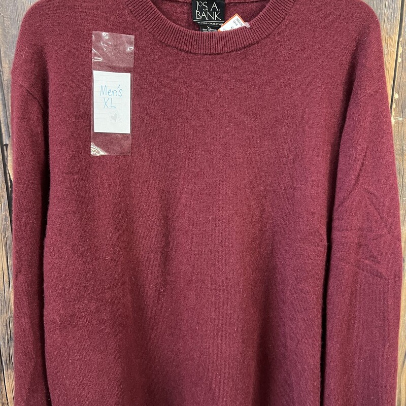 Marroon Sweater JOS A. Ba