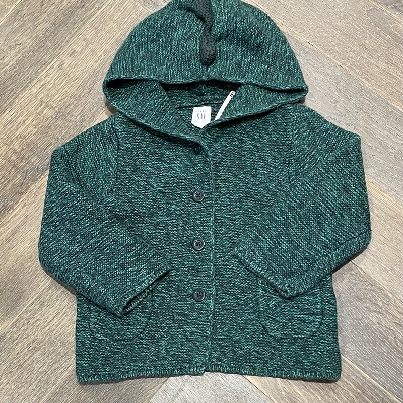 Gap Knit Hooded Cardigan