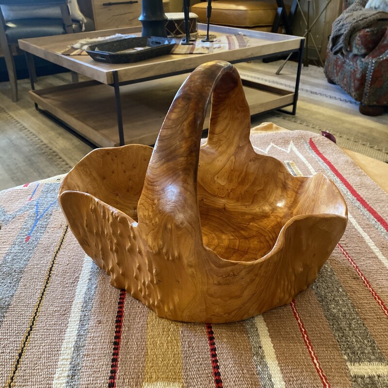 Maple Burlwood Basket