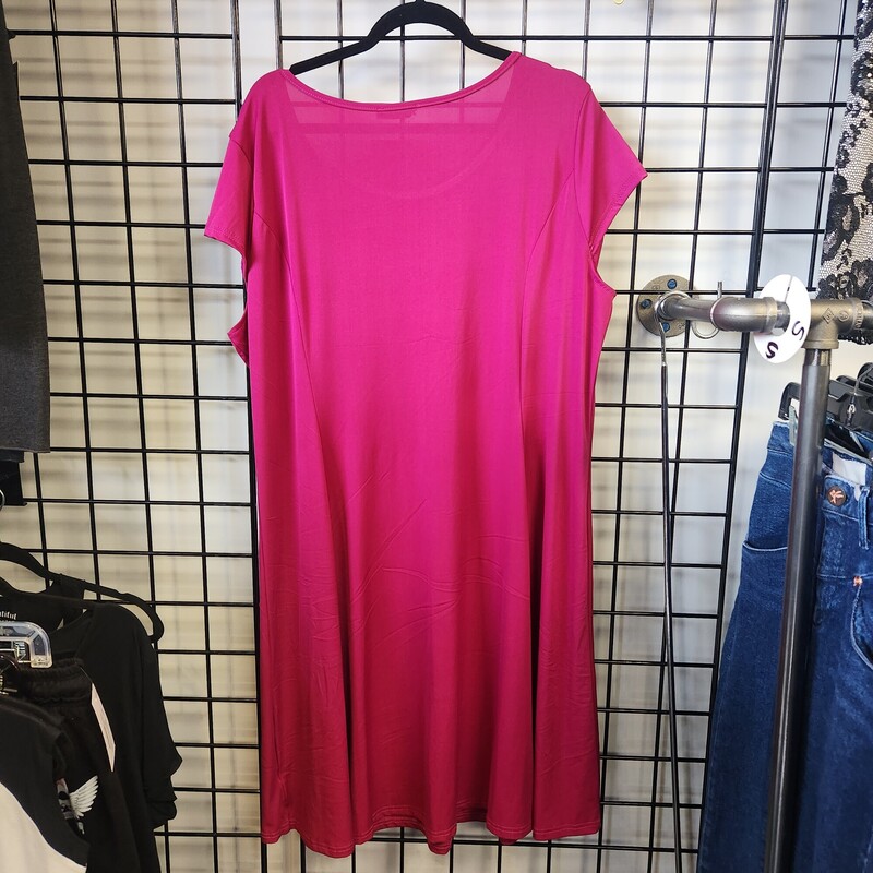 Lily Dress, Fushia, Size: 2X