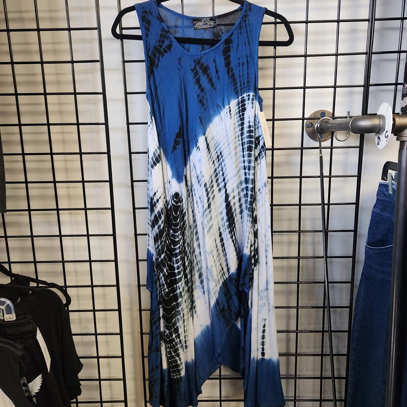 Azure Dress, Tie Dye, Size: XL