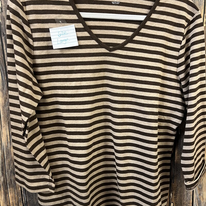 Brown Stripe Shirt