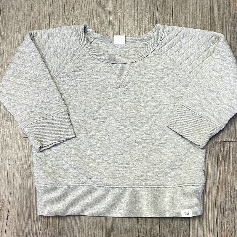 Gap Sweatshirt, Grey, Size: 2Y