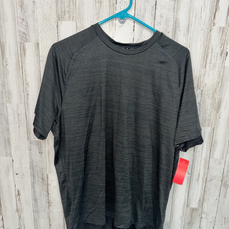 XL Black Striped Tee