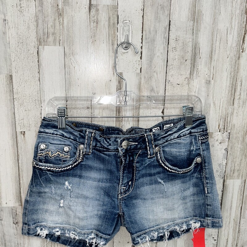 Sz29 Distress Denim Short