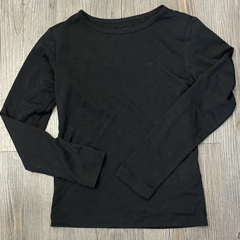 Weatherproof LS Top, Black, Size: 6-7Y