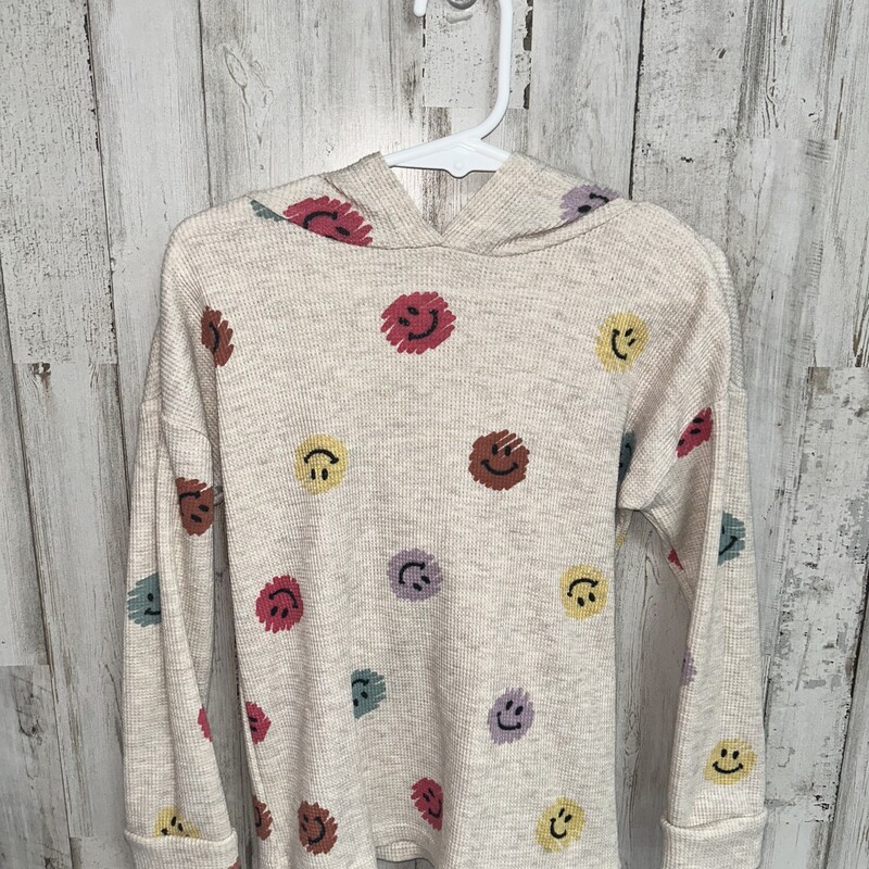 4T Tan Smiley Hooded Top