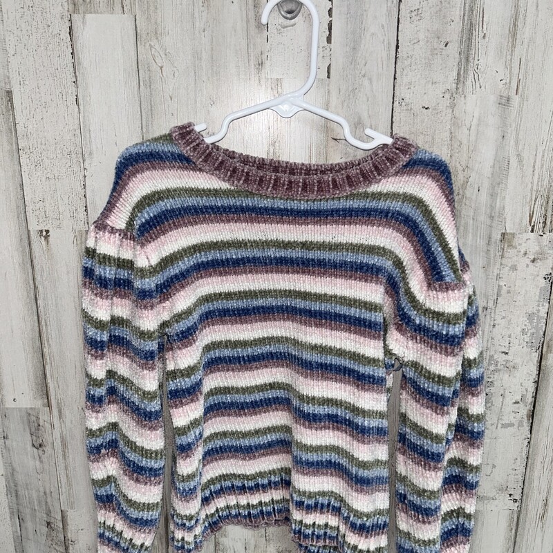 4T Blue Stripe Knit Sweat