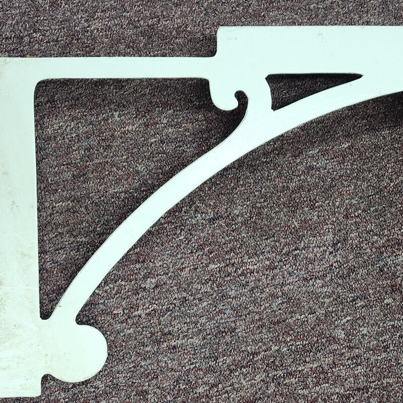 Sign Bracket, White, Size: 16 In