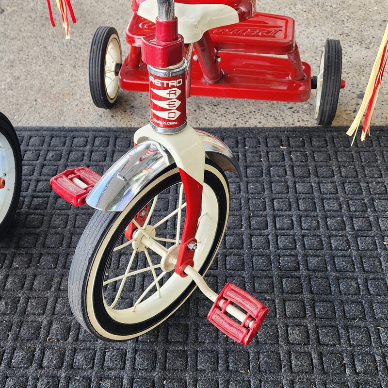 Vtg Radio Flyer Retro Red