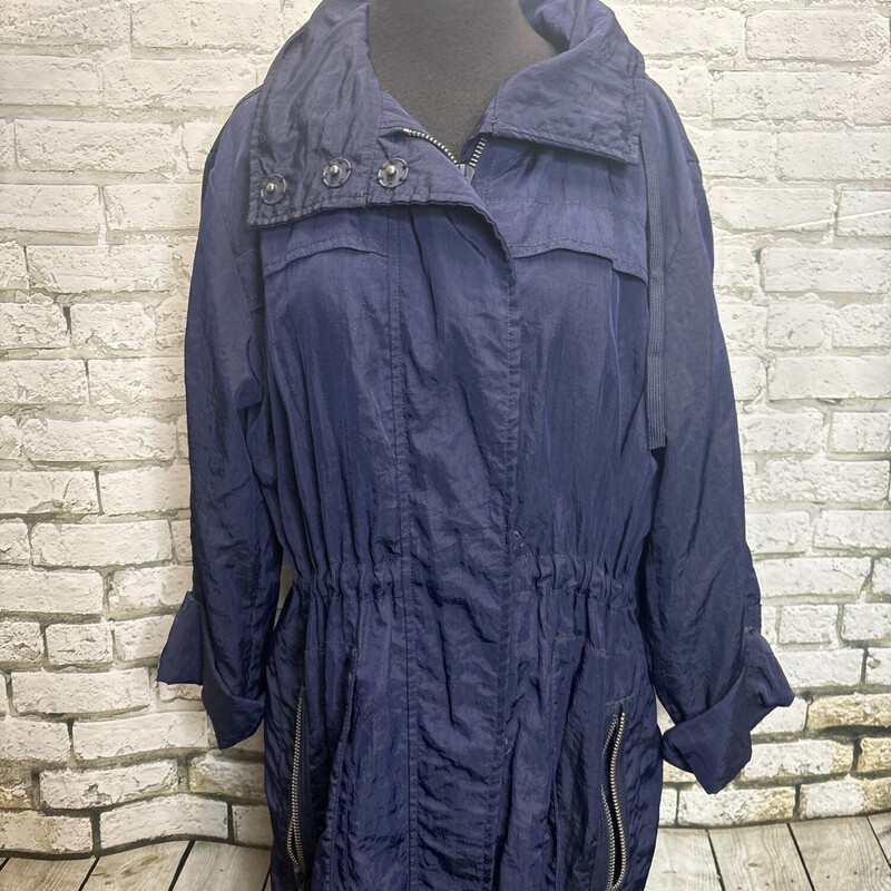 Anorak, Navy, Size: Large