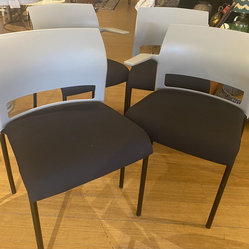 Chairs, Steelcase 490, Grey & Black, Size: 4 Pcs

Additional chairs available:
6 additional armless
3 additional armchairs