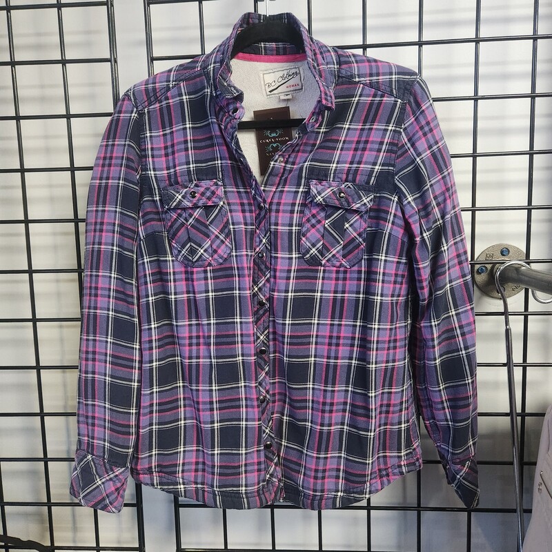 Bc Clothing Flannel, Plaid, Size: S