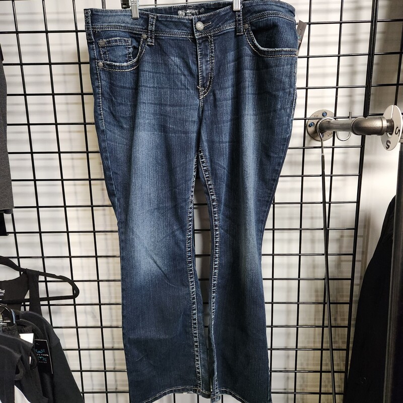 Silver Jeans, Denim, Size: 20