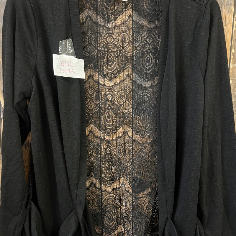 Black Over Shirt Lace