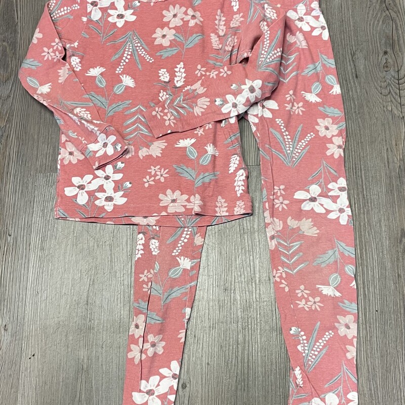 Carters Pj Set, Floral, Size: 7Y