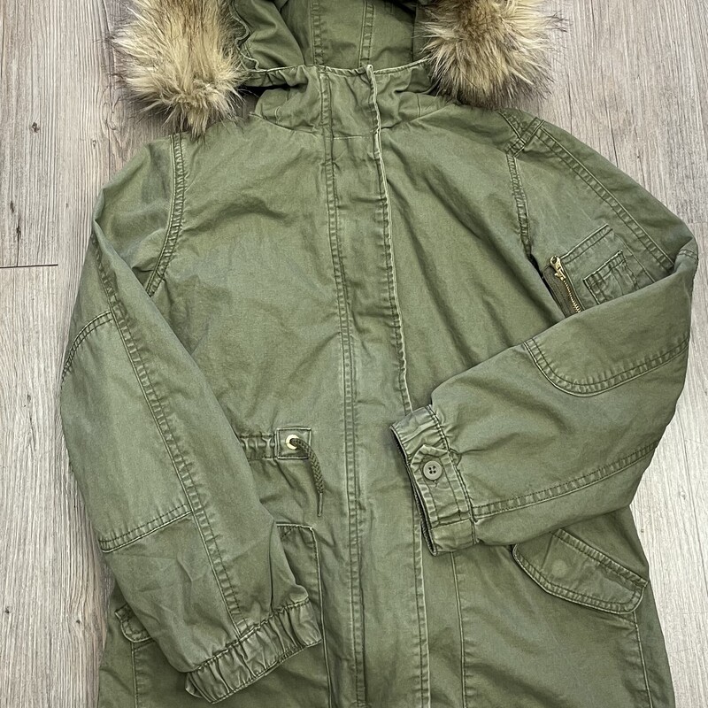 Gap 2 In 1 Winter Jacket, Green, Size: 10Y