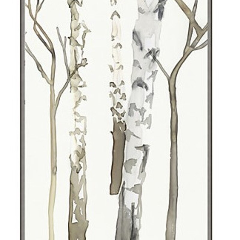 Ballard Design Fresh Birch I
White Grey Tan in Grey Frame
Size: 20x46.5H
Retail $499
Coordinating Prints Sold Separately