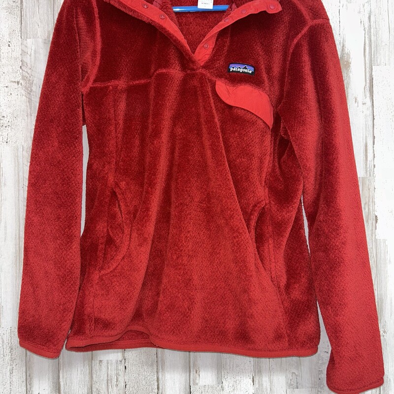 L Red 1/4 Pullover