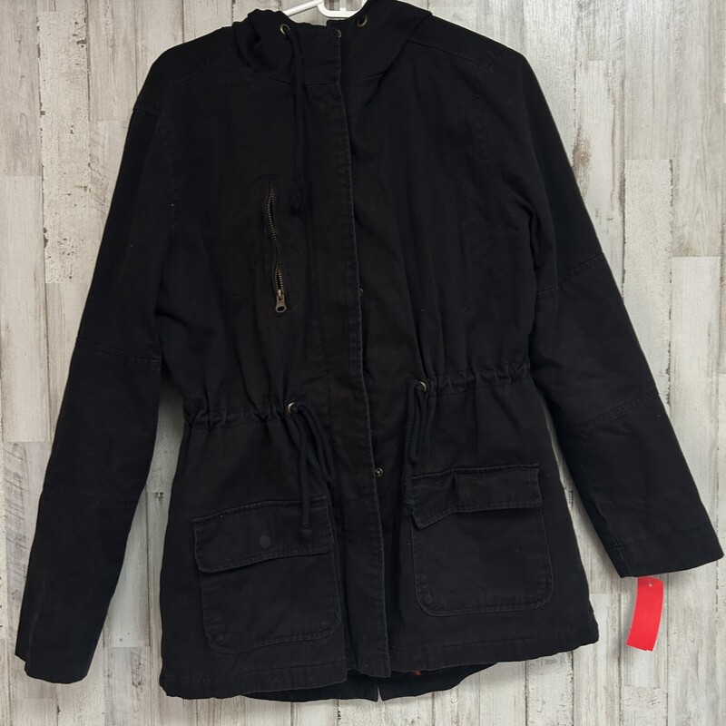 L Black Cargo Jacket