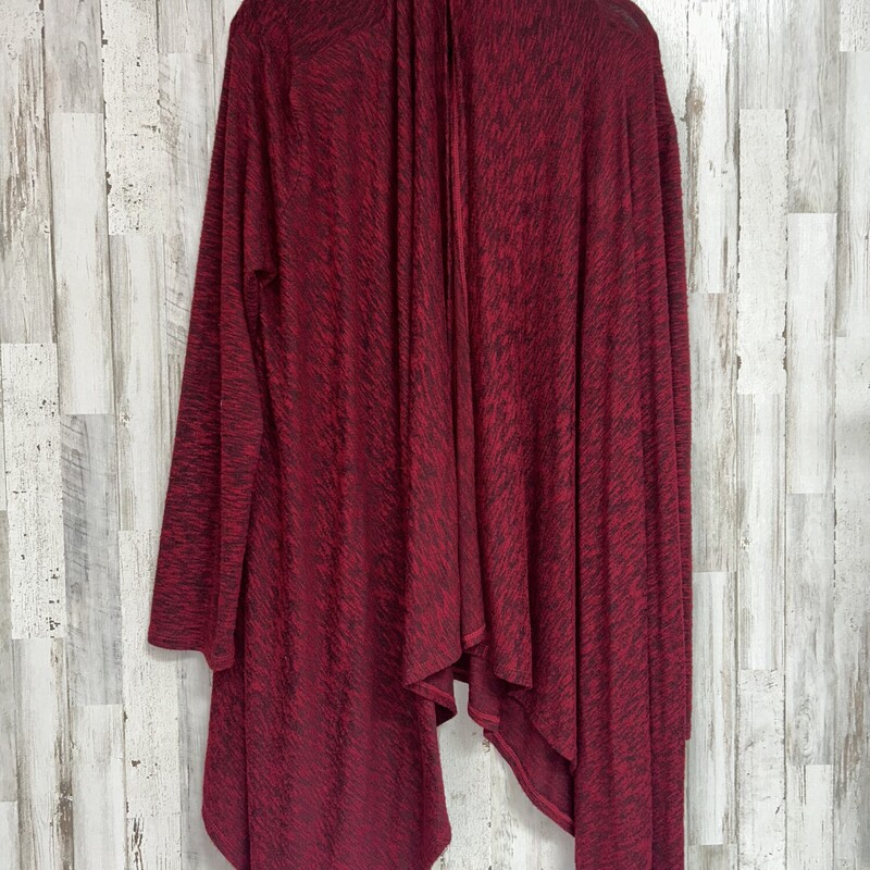 2X Heathered Red Cardigan