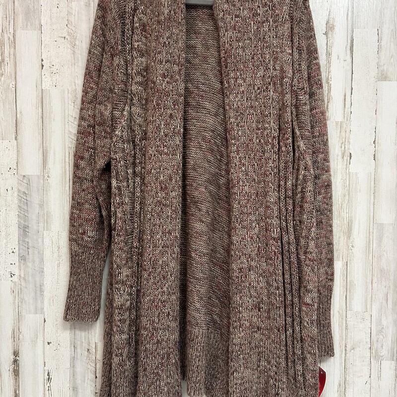 3X Brown Long Cardigan