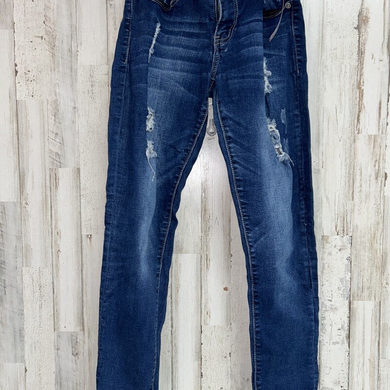 7 Denim Distress Skinnies