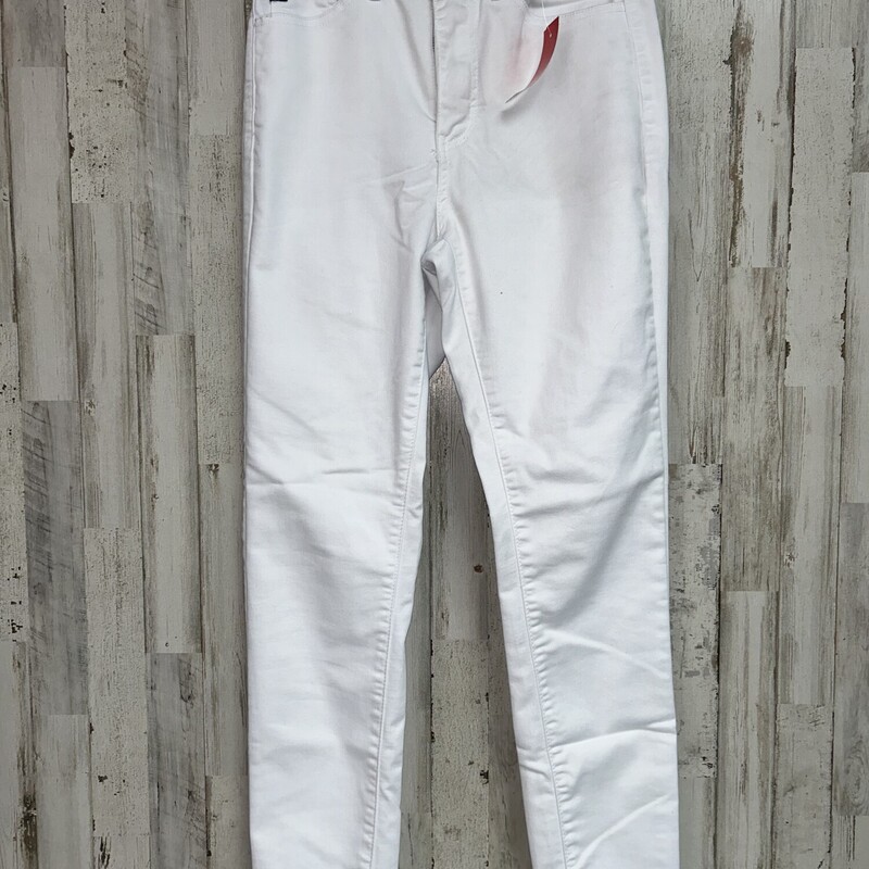 5 White Skinny Jeans, White, Size: Ladies M