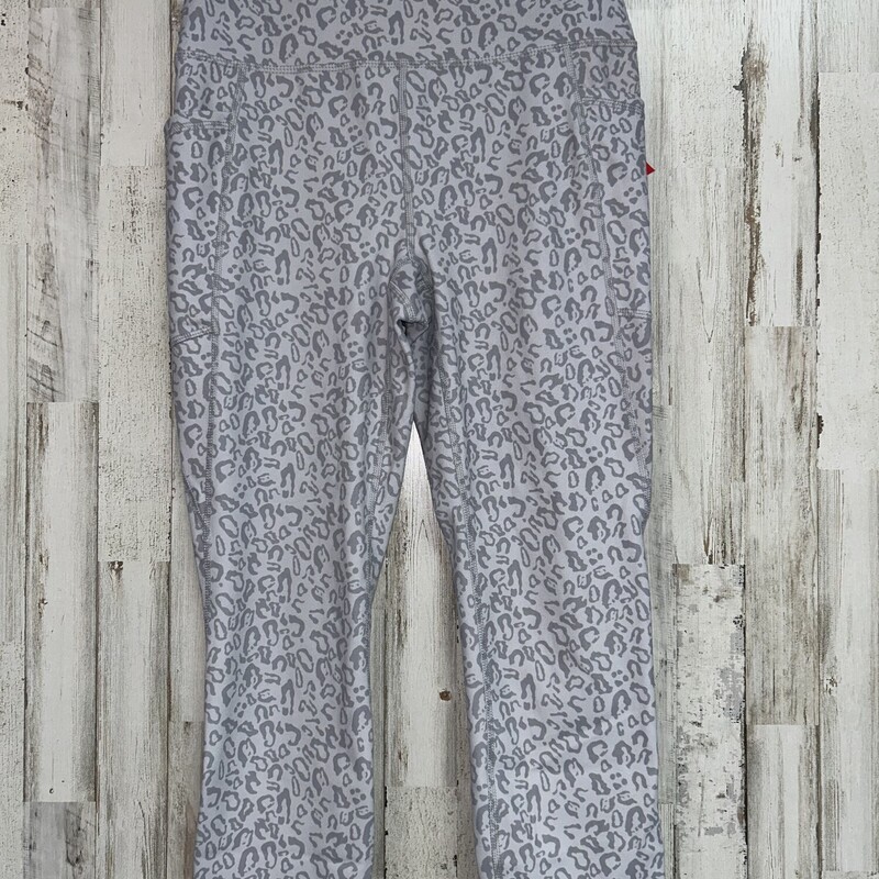 M Grey Cheetah Leggings