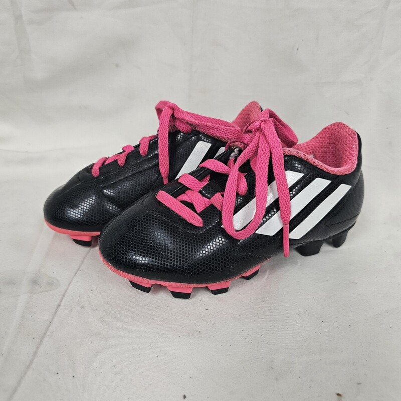 Adidas Youth Soccer Cleats
Size: Y10
Black & Pink
Pre-owned in great condition