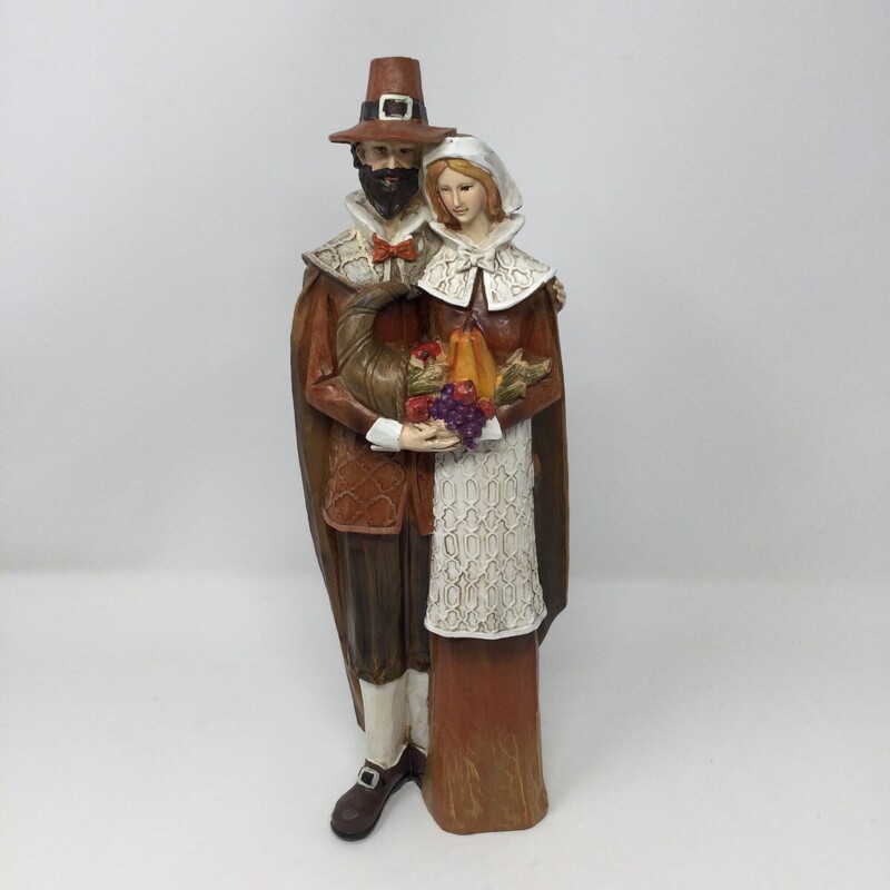 Thanksgiving Pioneers Statue,
Multi,
Size: 14 X 5 In