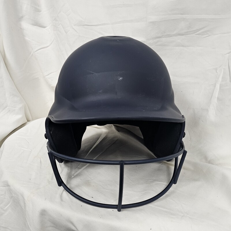 Rip-It Softball Batting Hemlet With Mask<br />
Navy<br />
Size: XL  7 1/4+<br />
Pre-owned