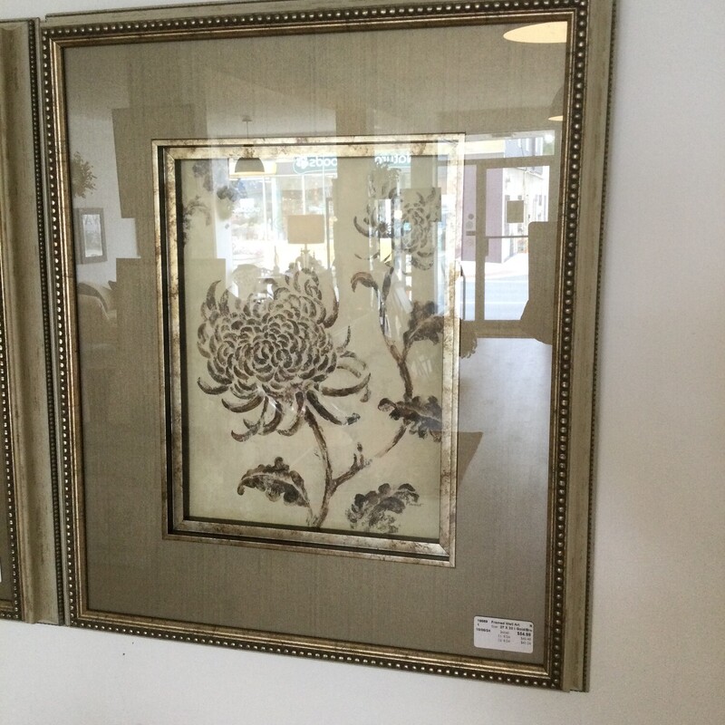 Framed Wall Art,
Gold/Brown/Cream,
Size: 27 X 23 In