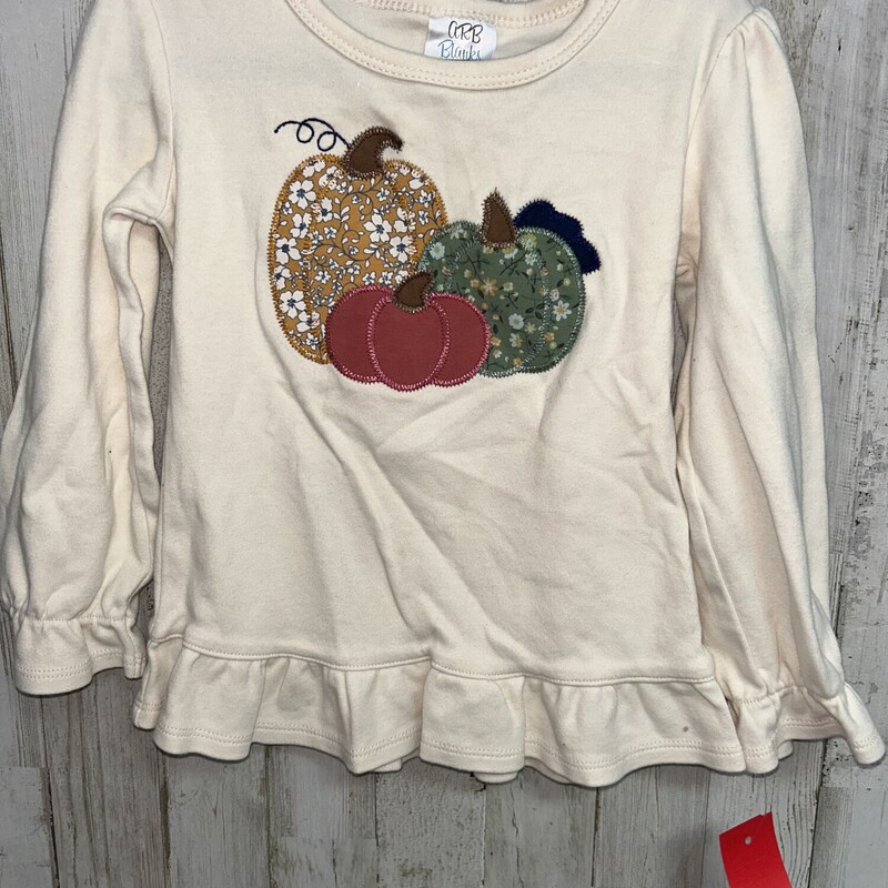 3T Beige Pumpkin Top