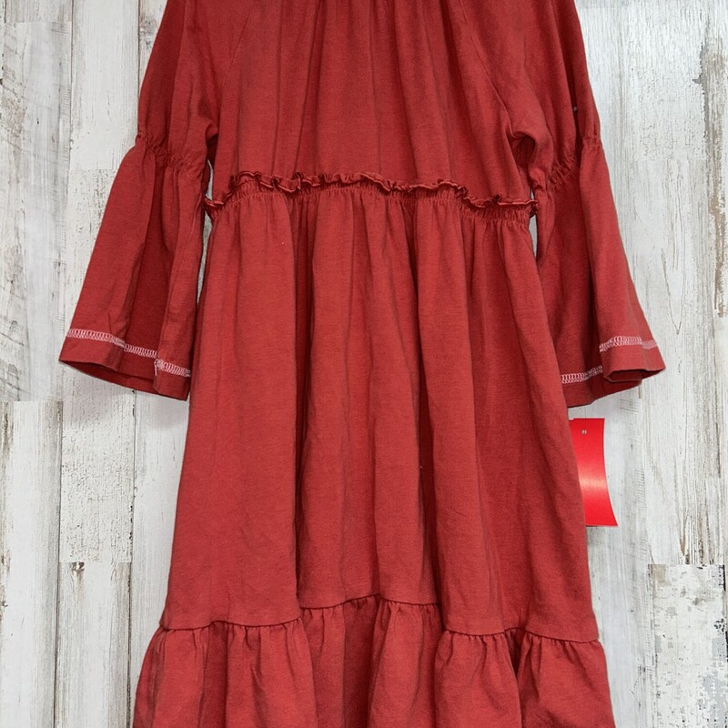 8 Rust Babydoll Dress