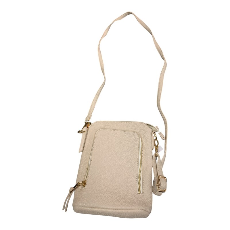 Crossbody, Tan, Size: S