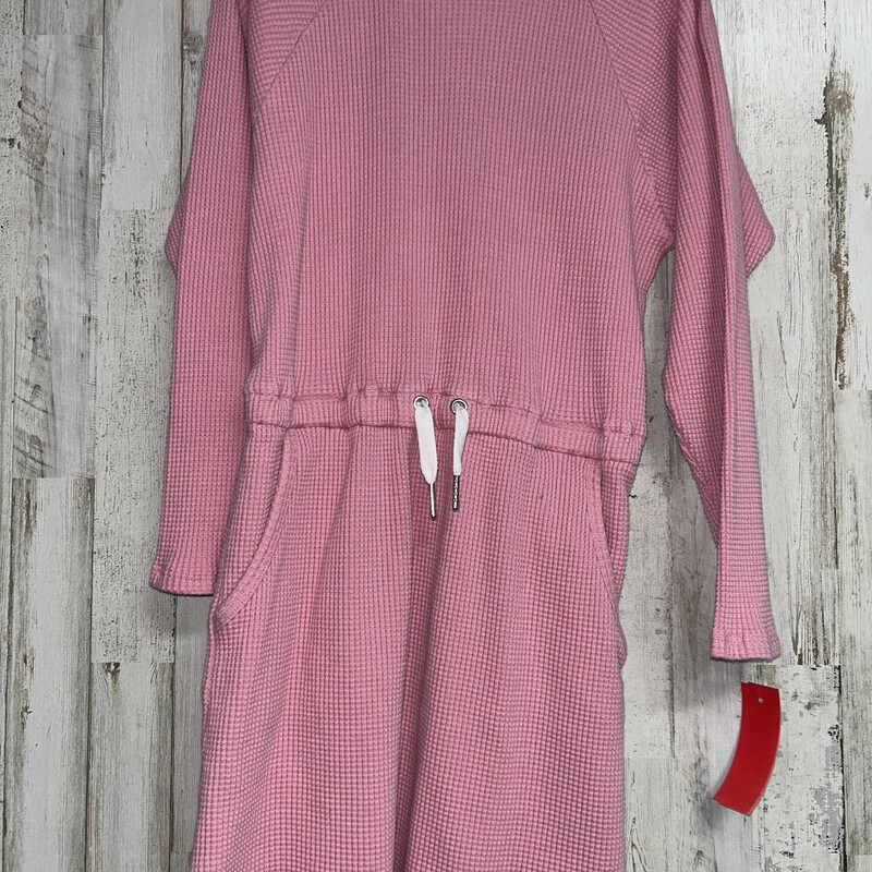 7/8 Pink Waffle Knit Dres