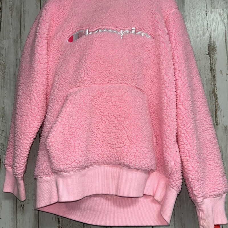 10 Pink Sherpa Hoodie, Pink, Size: Girl 10 Up