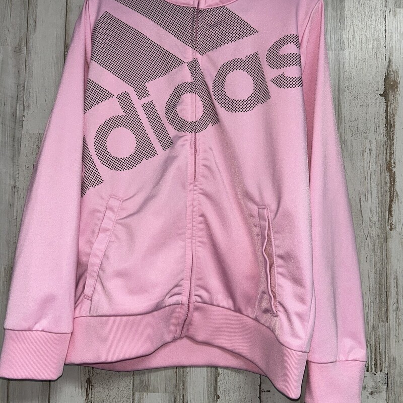 10/12 Pink Logo Zip Jacke, Pink, Size: Girl 10 Up