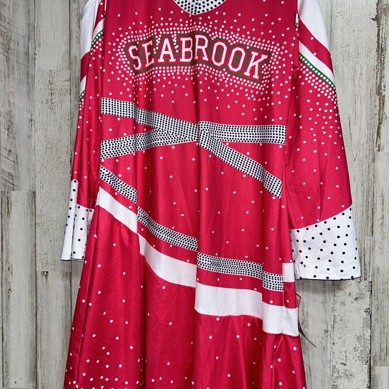 12 Seabrook Cheer Costume, Pink, Size: Girl 10 Up