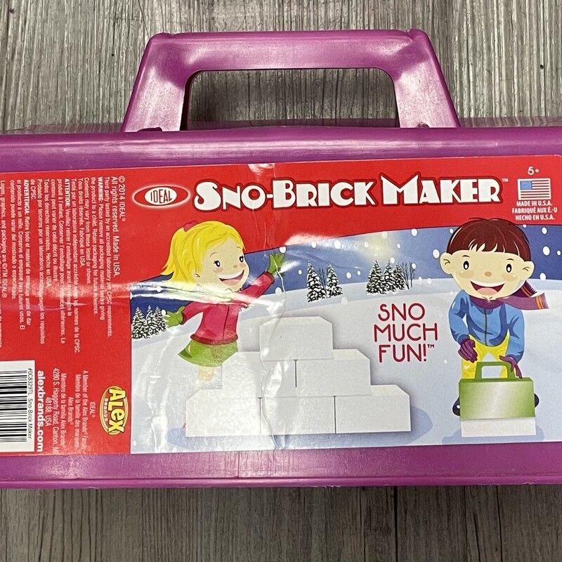 Sno Brick Maker, Purple, Size: Pre-owned