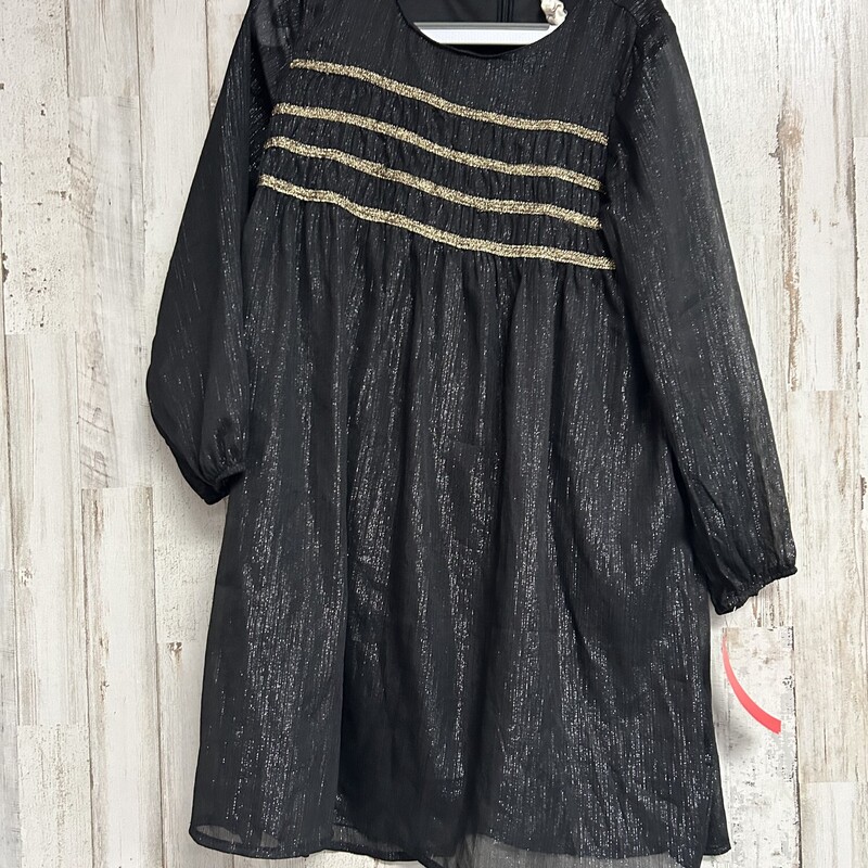 7/8 Black Shimmer Dress