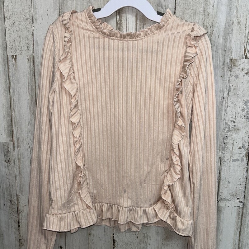 9/10 Blush Stripe Ruffle