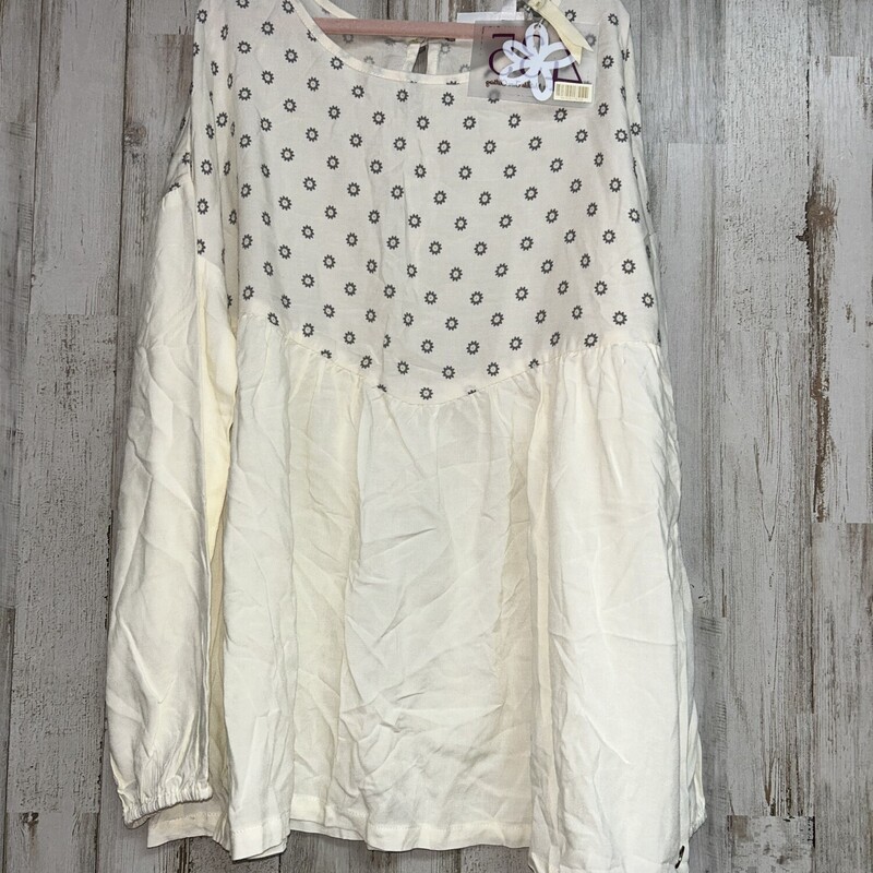 NEW 8 Off White Flower To, White, Size: Girl 7/8