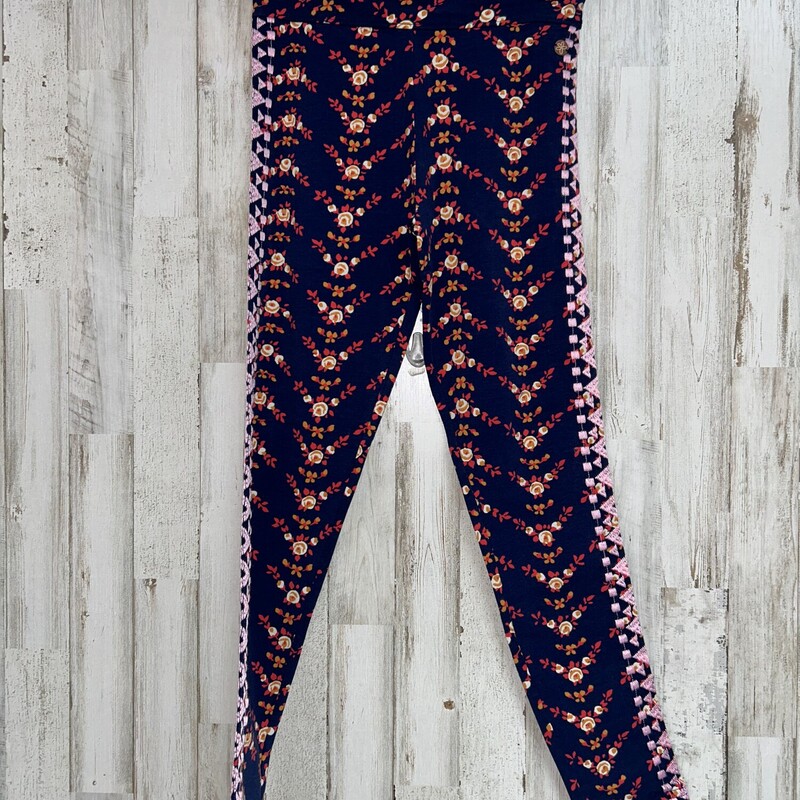 NEW 8 Navy Floral Legging